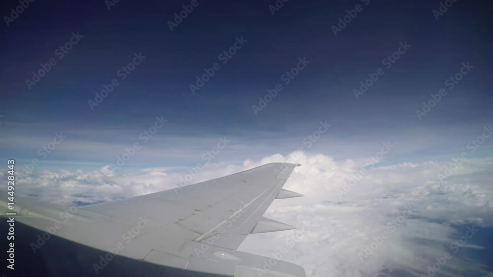 Time lapse of flying over clouds and the Andes mountains in Peru from Lima to Cajamarca in the north. South America. Time lapse of flying over clouds and the Andes mountains in Peru from Lima to Cajamarca in the north. South America.