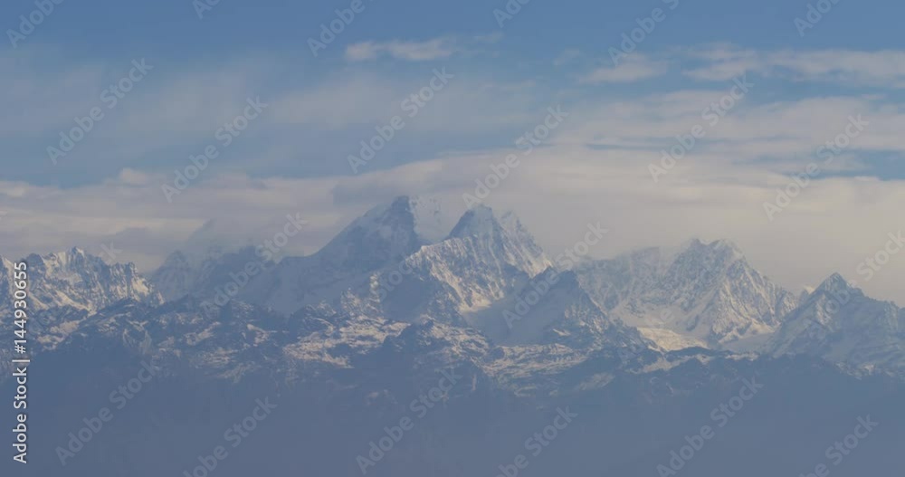 View of Dorje Lakpa (6966m), Lenpo Ghang (6979m) and the Gyalsen Peak (6151m) mountain range View of Dorje Lakpa (6966m), Lenpo Ghang (6979m) and the Gyalsen Peak (6151m) mountain range