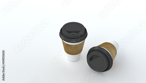 3D Rendering, Coffee cup.