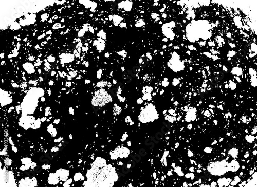 Wallpaper Mural Black and white liquid texture, watercolor hand drawn marbling illustration, abstract background Torontodigital.ca