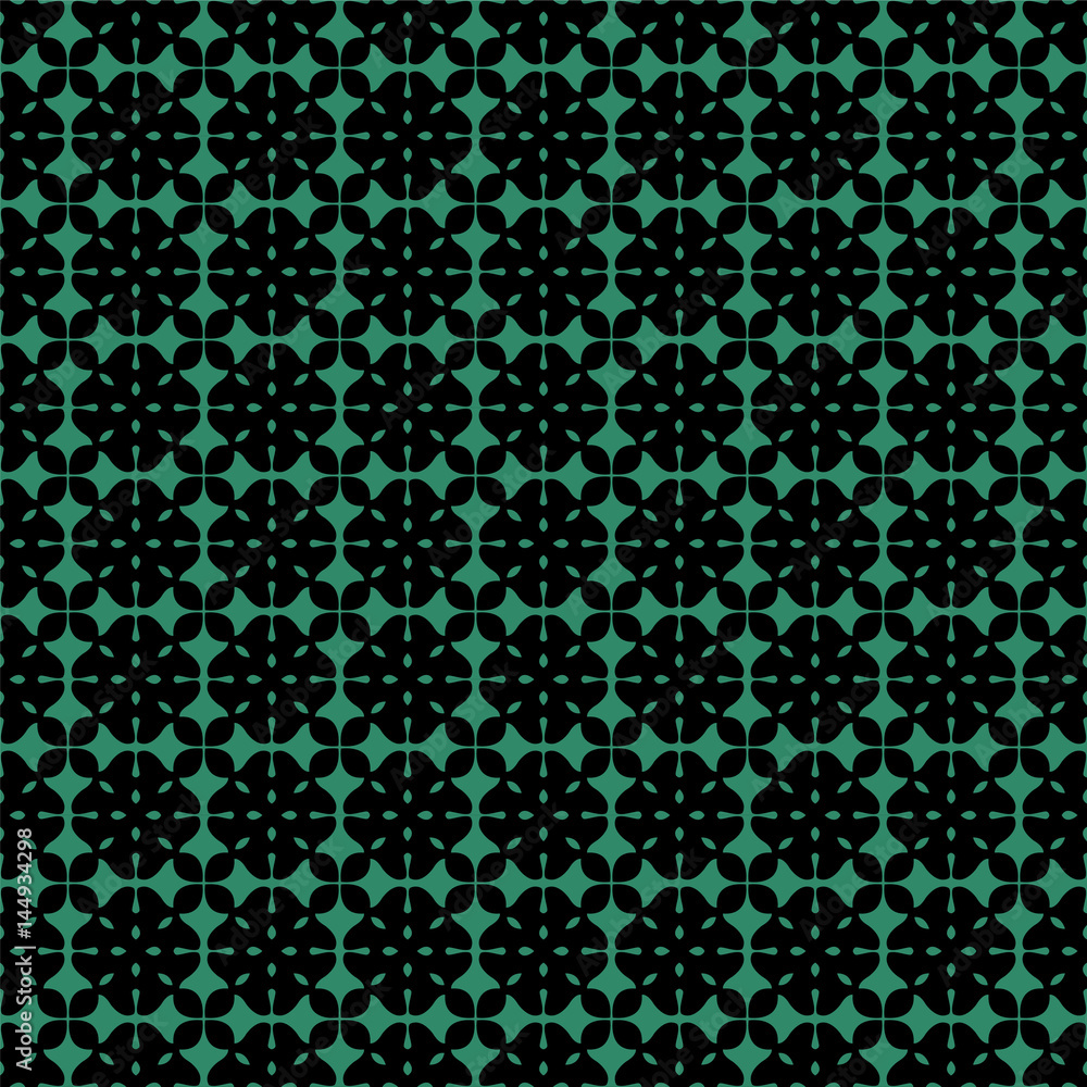 Antique seamless green background check cross geometry Antique seamless green background check cross geometry