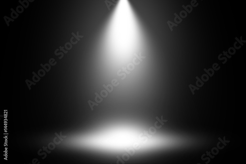 White light stage background.