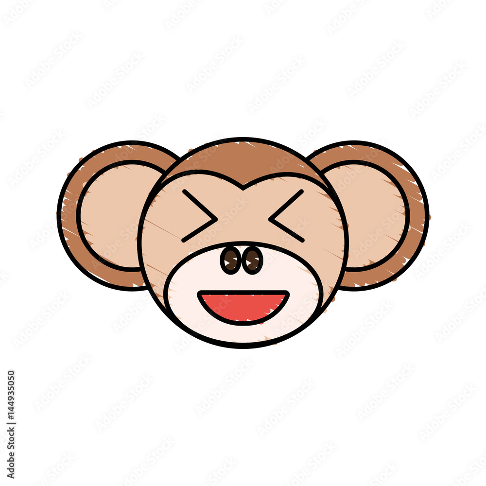 Monkey Coloring Vector Art PNG Images | Free Download On Pngtree
