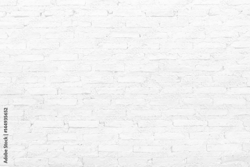 Fototapeta premium White Brick Wall Texture Background.