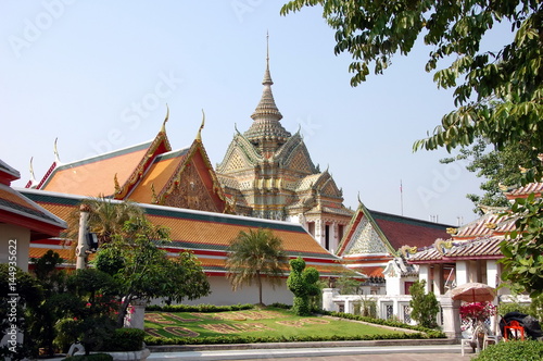 Wat Pho temple in Bangkok, Thailand 