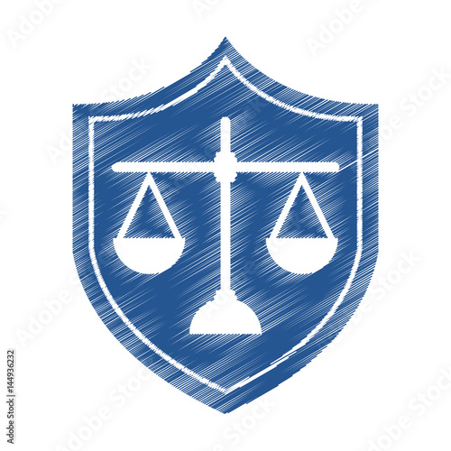 justice balance isolated icon vector illustration design