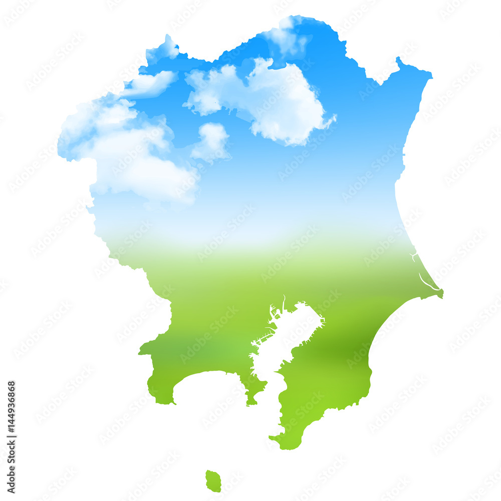 関東 地図 風景 アイコン 関東 地図 風景 アイコン