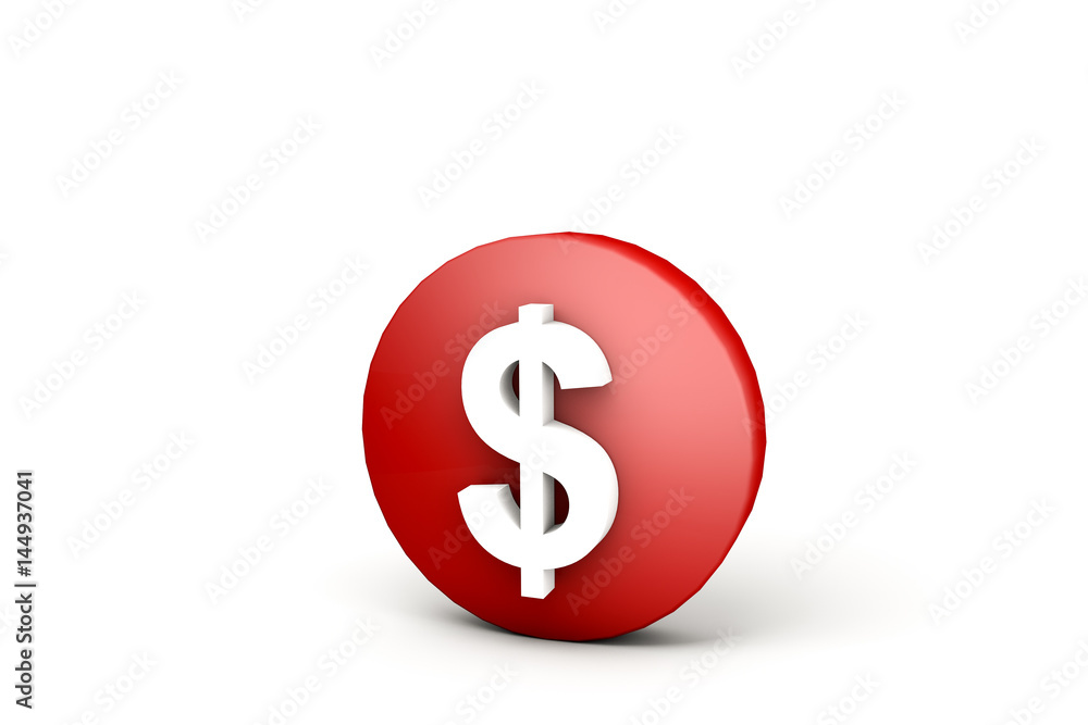 isolated ball with dollar sign on white 3d illustration isolated ball with dollar sign on white 3d illustration