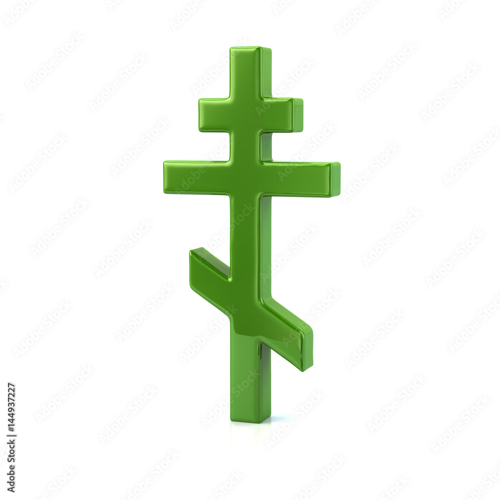 Green Orthodox cross Green Orthodox cross