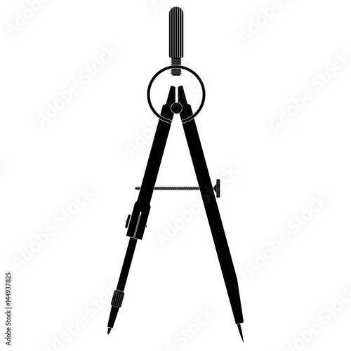 Compass. Technical drawing tool