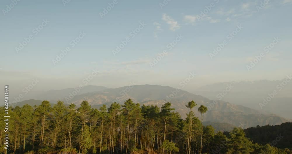Sunrise at Kathmandu Valley in Nagarkot, Nepal Sunrise at Kathmandu Valley in Nagarkot, Nepal