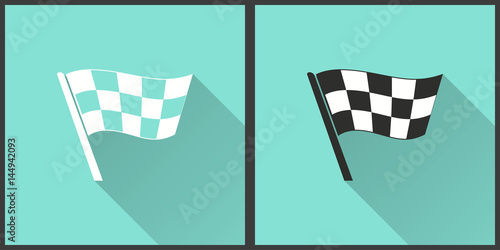 Flag - vector icon.