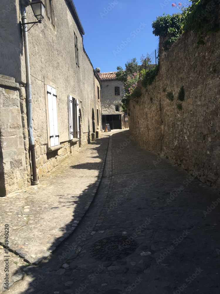 Rue de la cité médiévale de Carcassonne France 