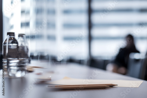 Принти на полотні Pencil on table shallow depth