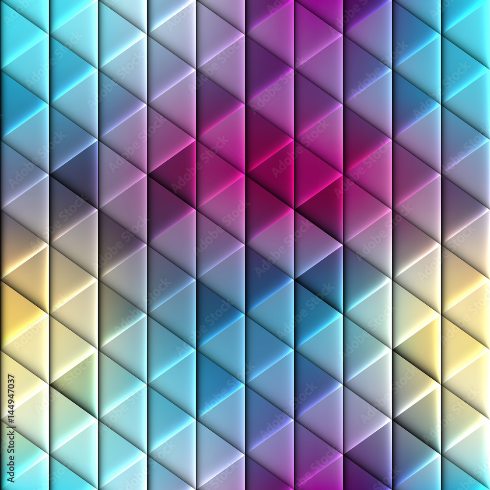 Obraz premium Seamless background. Geometric abstract diagonal pattern of a triangles.