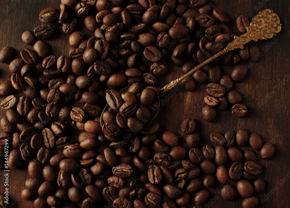 Fototapeta premium Still life with coffee beans