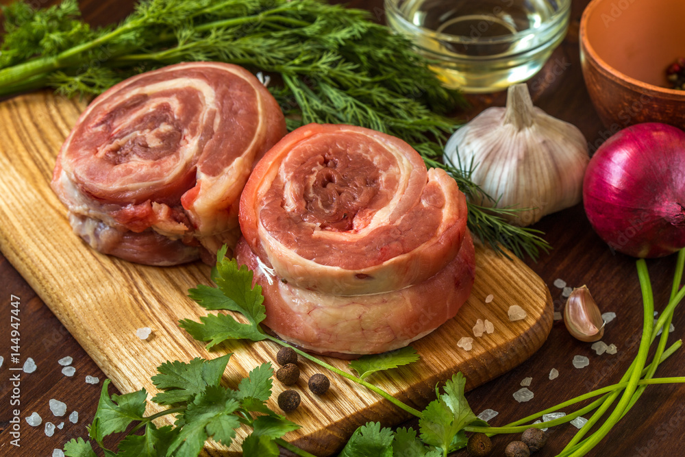 raw breast wrapped in a roll raw breast wrapped in a roll