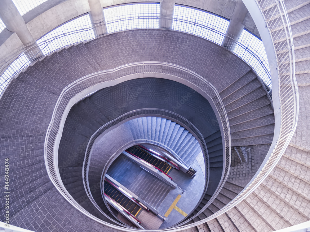 Fototapeta premium Modern Circular stairs