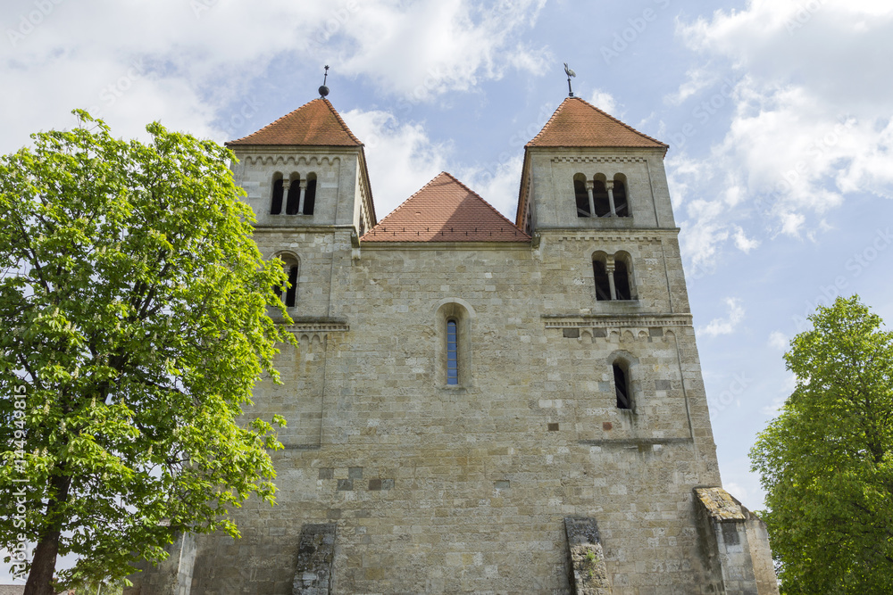 Romanesque church in Ócsa, Hungary