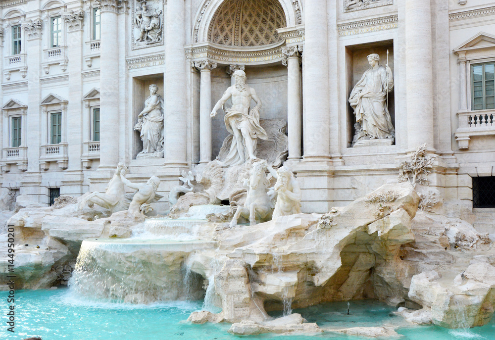 Fontana di Trevi, Trevi Fountain, Rome 
