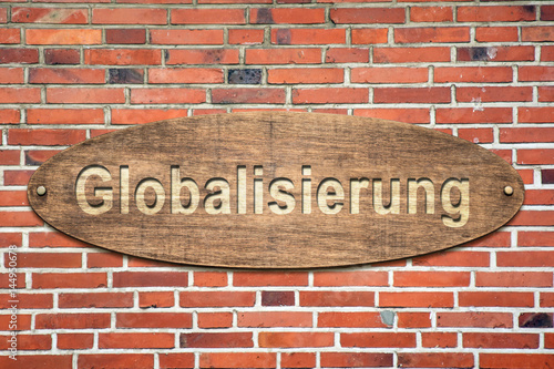 Schild 240 - Globalisierung