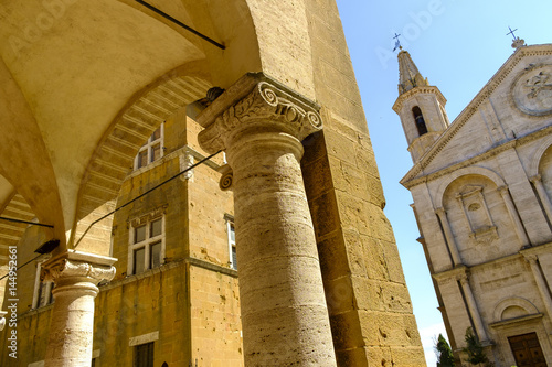 cathedral of Pienza, Tuscany, Italy