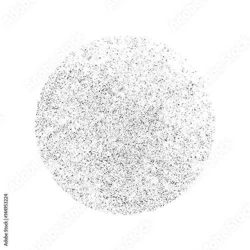 Grunge monochrome circle background. Abstract circle texture on white background, dirt overlay or screen effect use for grunge background vintage style.