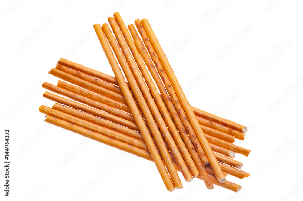 bread sticks isolated