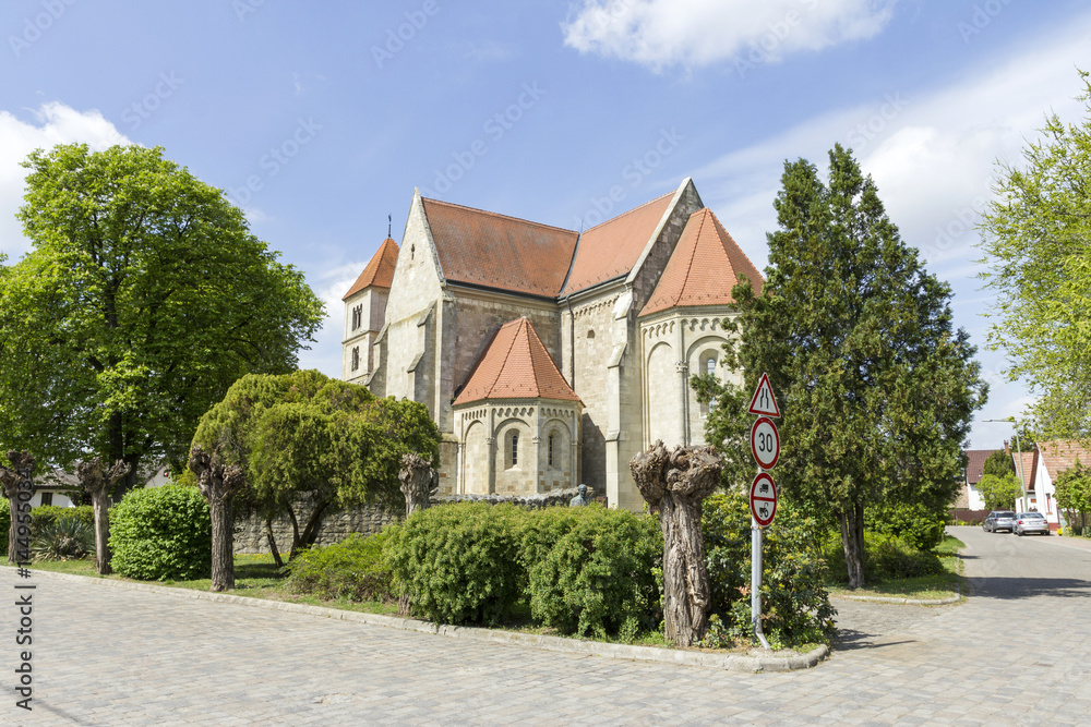 Romanesque church in Ócsa, Hungary Romanesque church in Ócsa, Hungary
