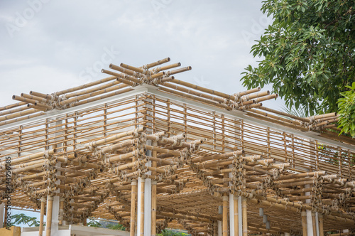 Wallpaper Mural Bamboo building under construction Torontodigital.ca
