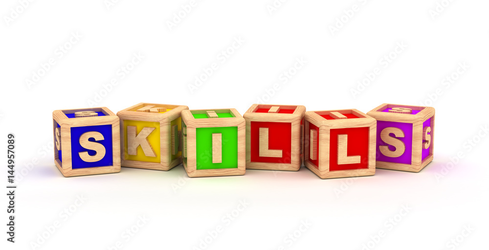 Skills Text Cube Skills Text Cube