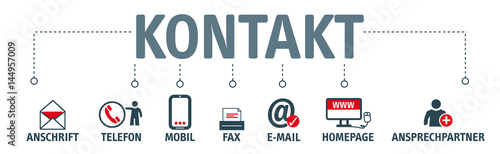 Banner Kontakt Konzept