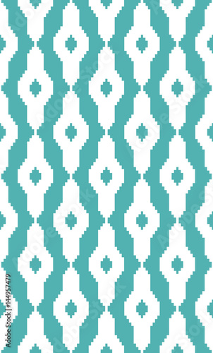 Seamless geometric pattern with faint stripes. The style like Jaspe or Ikat. Fashion background for printing on fabric, Wallpaper, bedding, decor, upholstery, curtains. Fashionable ethnic ornament