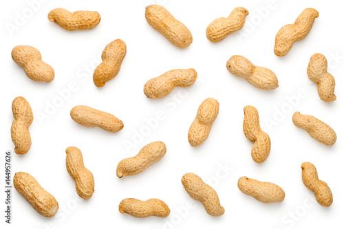 Peanuts Isolated on White Background