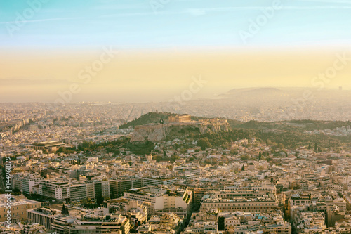 Athens, Greece panoramic view