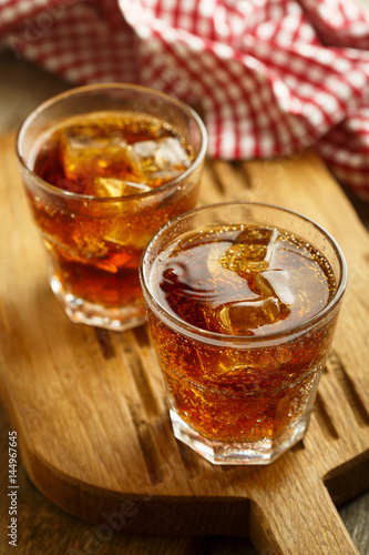 Soda with ice
