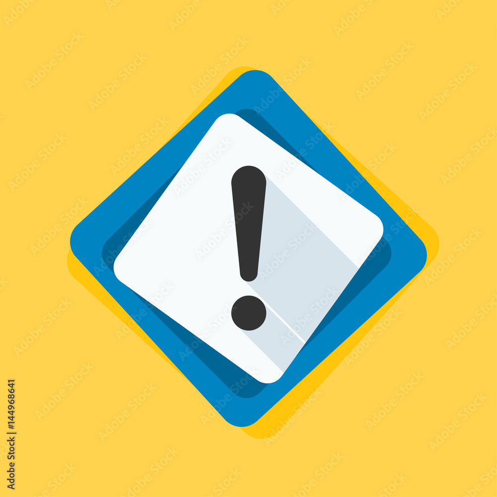 Exclamation Danger sign illustration Exclamation Danger sign illustration