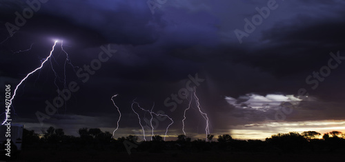 Lightning in the Goldfields WA