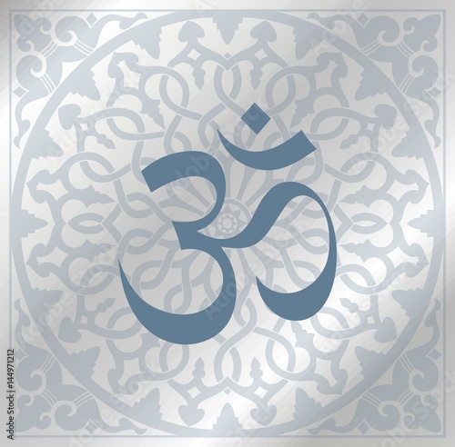 aum syllable, paisley design ,Hinduism, India