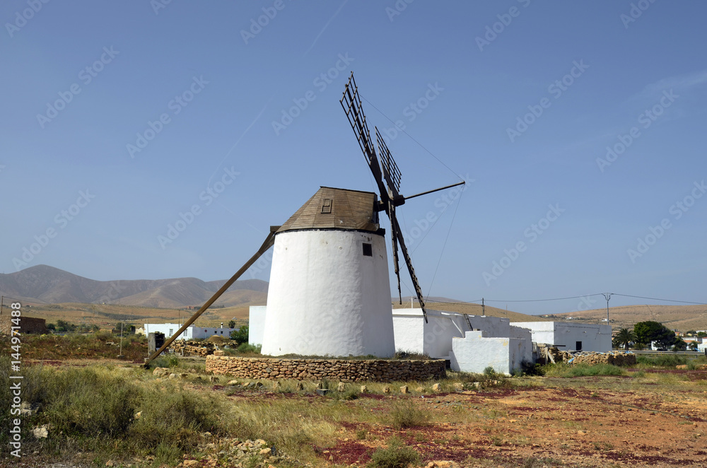 Spain, Canary Island, windmill Spain, Canary Island, windmill