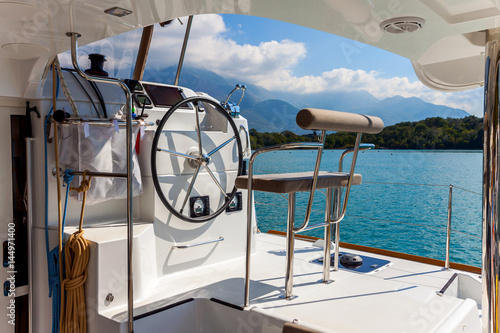 Sailing catamaran