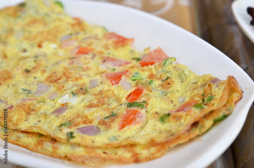 Masala omelette Indian style