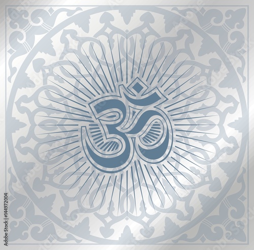 aum syllable, paisley design ,Hinduism, India