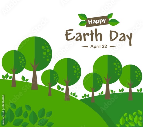 Earth day design concept