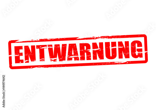 Entwarnung
