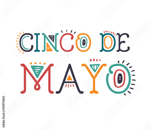 Cinco de Mayo, Mexican holiday, greeting card, poster and banner