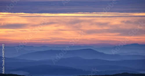Fototapeta Naklejka Na Ścianę i Meble -  sunrise sky in morning landscape panorama