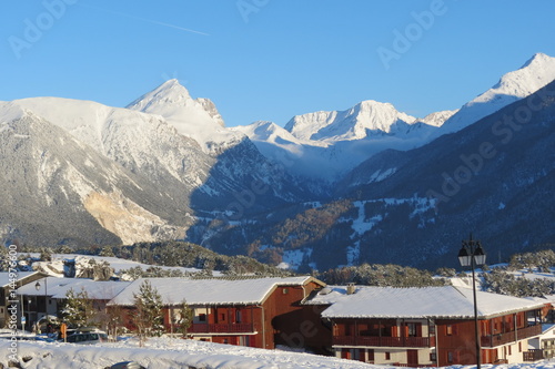 Auvergne-Rh  ne-Alpes - Savoie - Aussois sous la neige
