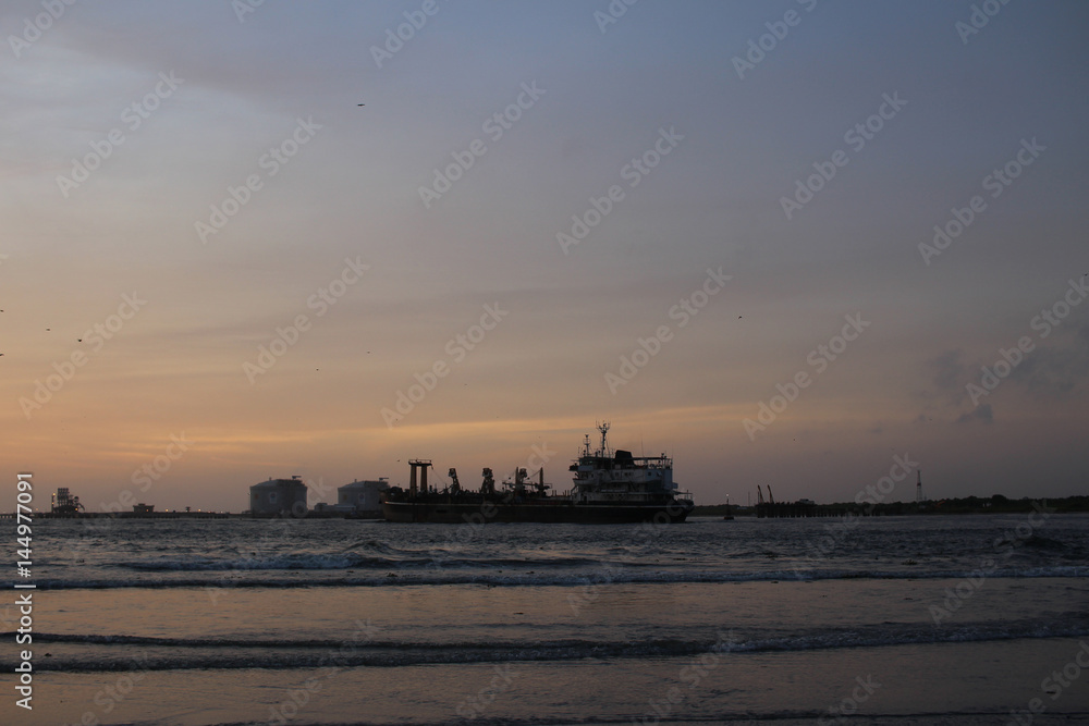 Obraz premium SUNSET GOA INDIA