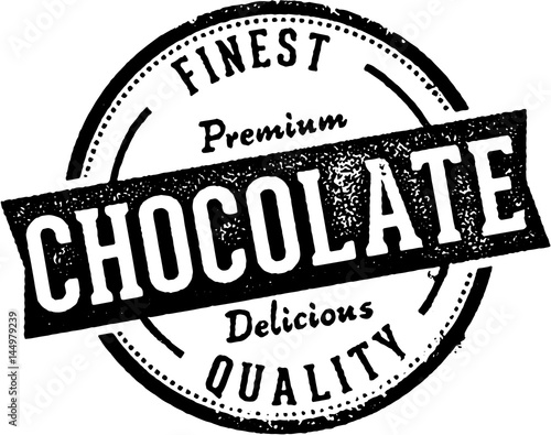 Vintage Fine Chocolate Dessert Sign